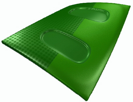Element wykonany w technologii Foilmelt firmy Engel