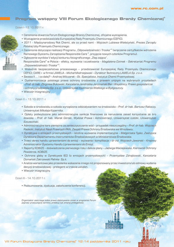 Forum Ekologiczne Branży Chemicznej