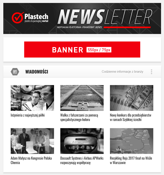 Reklama banerowa - Newsletter