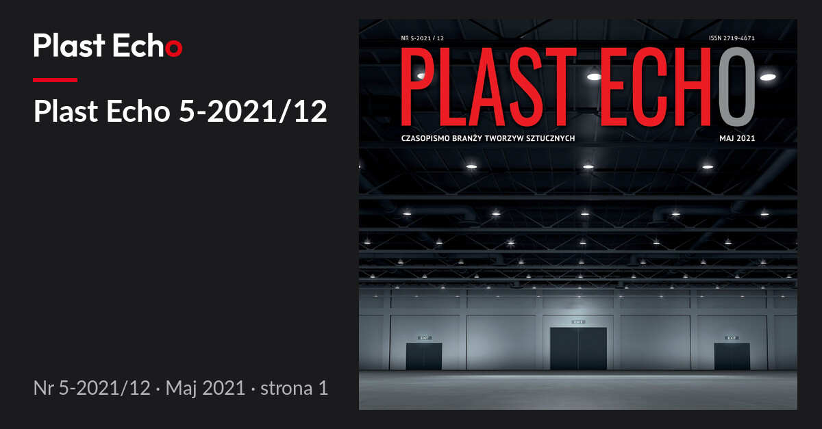 Plast Echo 5-2021/12, Maj 2021, s. 1