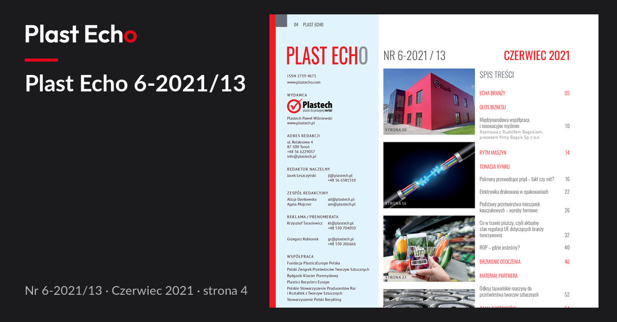 Plast Echo 6-2021/13, Czerwiec 2021, s. 4