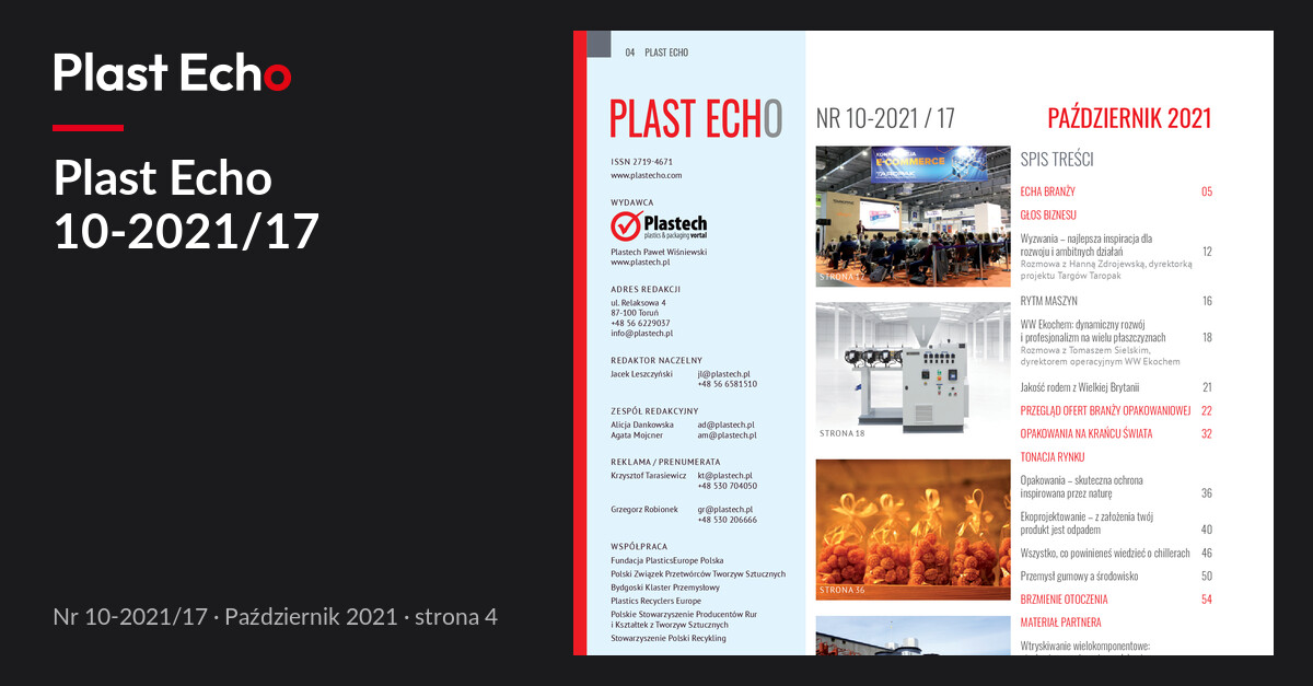 Plast Echo 10-2021/17, Październik 2021, s. 4