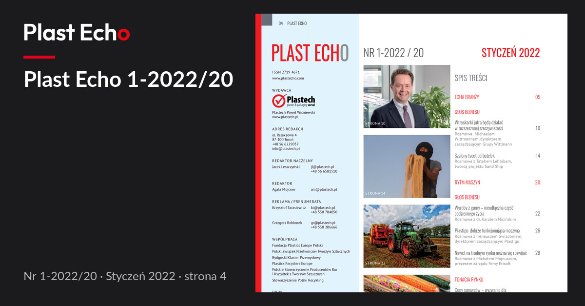 Plast Echo 1-2022/20, Styczeń 2022, s. 4