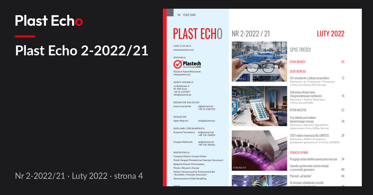 Plast Echo 2-2022/21, Luty 2022, s. 4