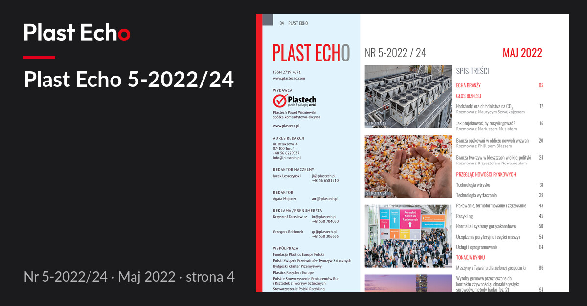 Plast Echo 5-2022/24, Maj 2022, s. 4