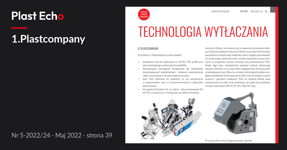 1.Plastcompany | Plast Echo 5-2022/24, Maj 2022, s. 39