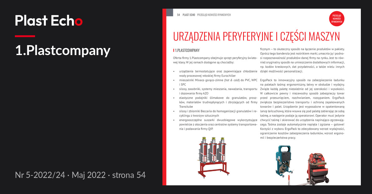 1.Plastcompany | Plast Echo 5-2022/24, Maj 2022, s. 54