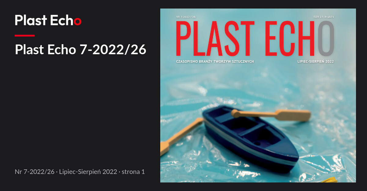 Plast Echo 7-2022/26, Lipiec-Sierpień 2022, s. 1