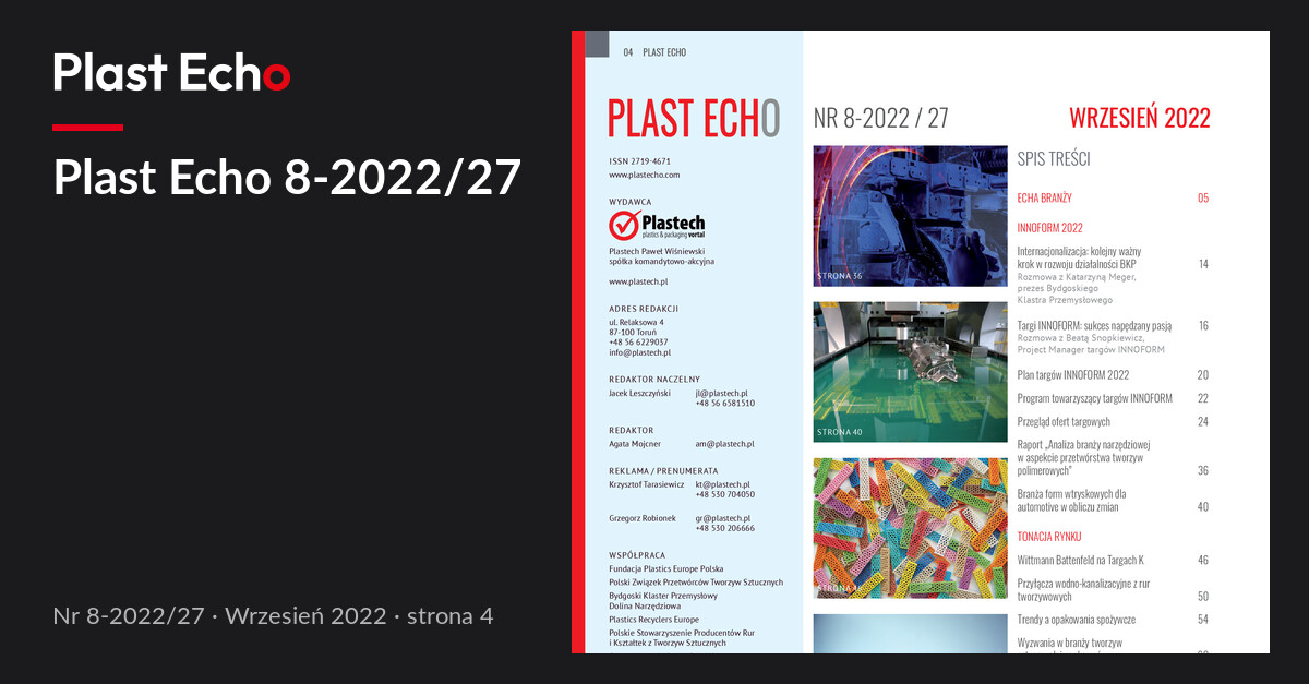Plast Echo 8-2022/27, Wrzesień 2022, s. 4