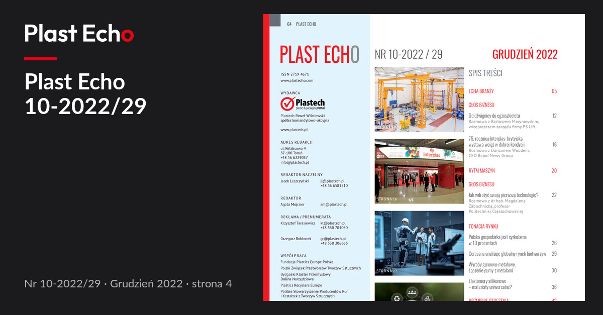 Plast Echo 10-2022/29, Grudzień 2022, s. 4