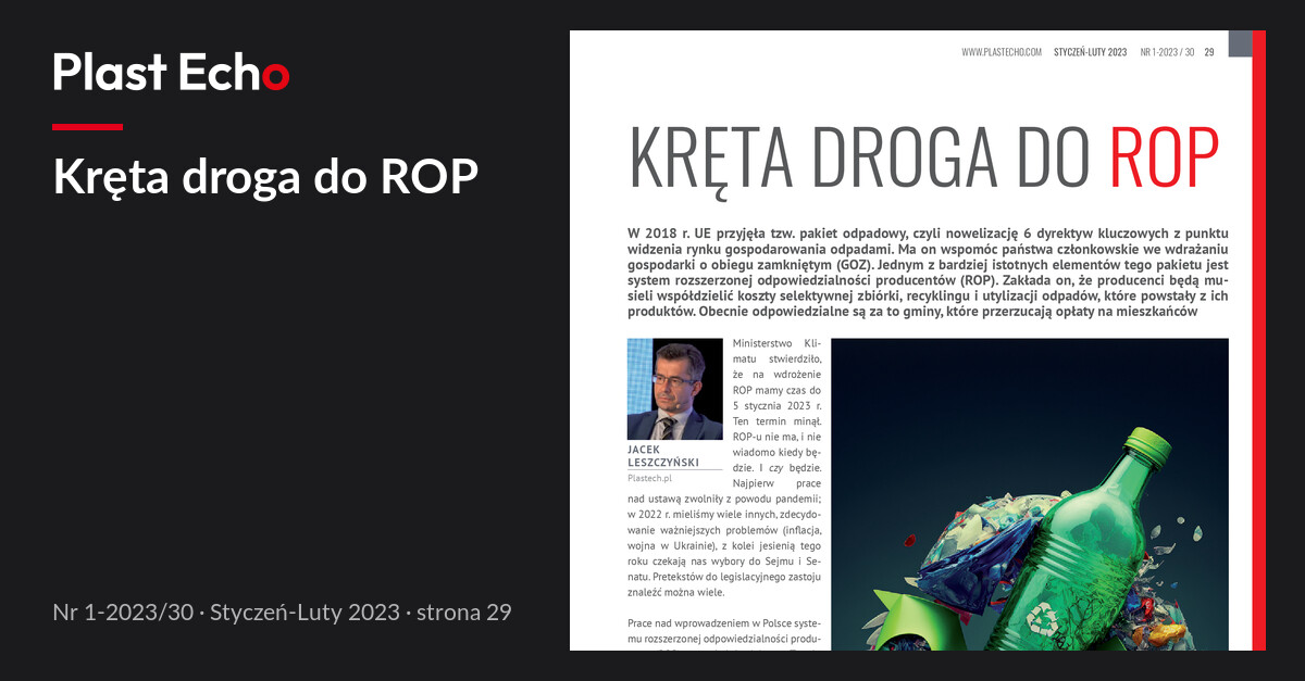 Kręta droga do ROP | Plast Echo 1-2023/30, Styczeń-Luty 2023, s. 29
