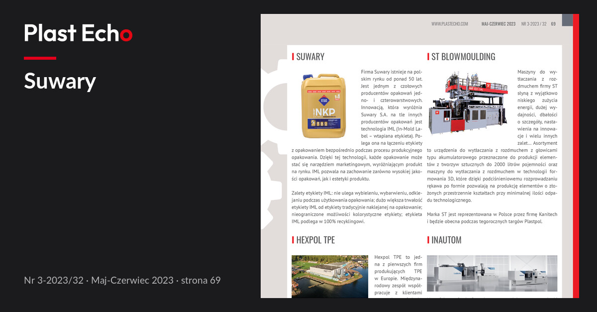 Suwary | Plast Echo 3-2023/32, Maj-Czerwiec 2023, s. 69