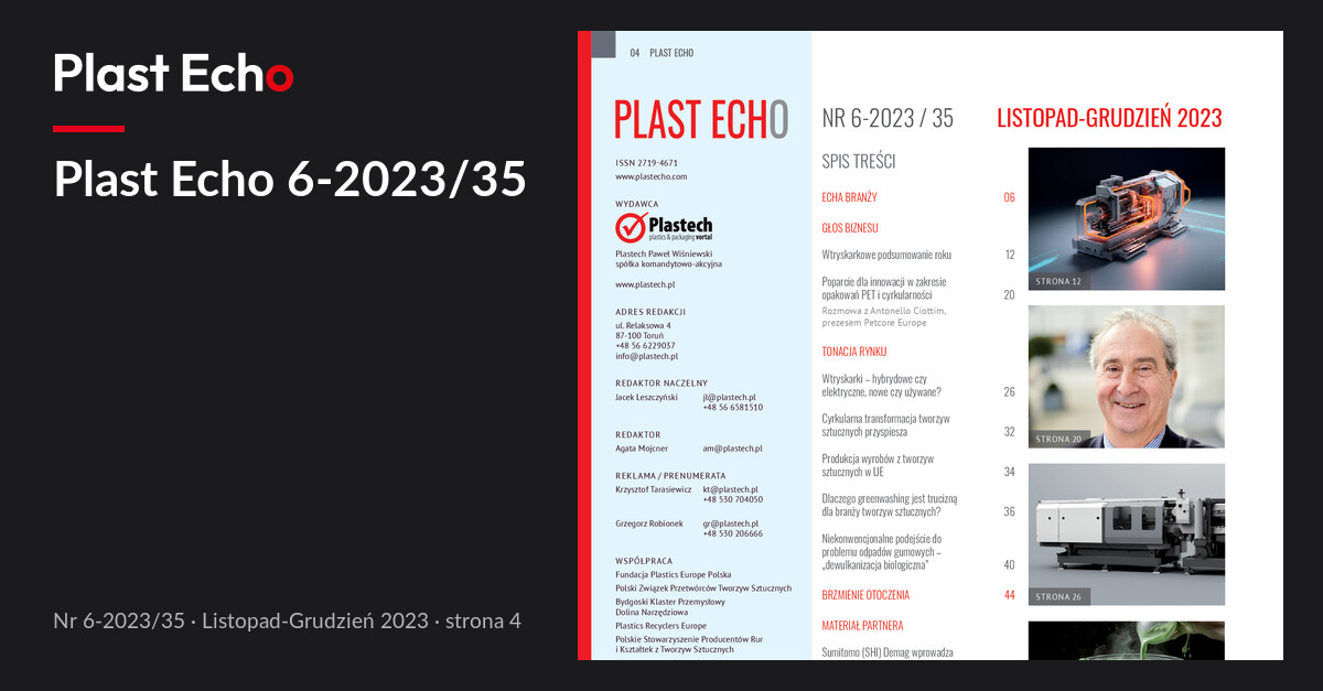 Plast Echo 6-2023/35, Listopad-Grudzień 2023, s. 4