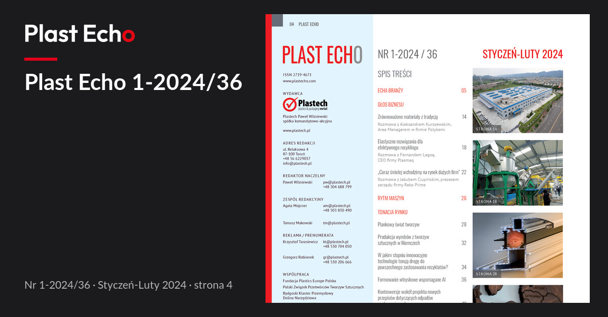 Plast Echo 1-2024/36, Styczeń-Luty 2024, s. 4