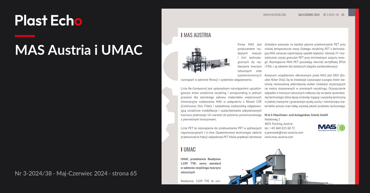 MAS Austria i UMAC | Plast Echo 3-2024/38, Maj-Czerwiec 2024, s. 65