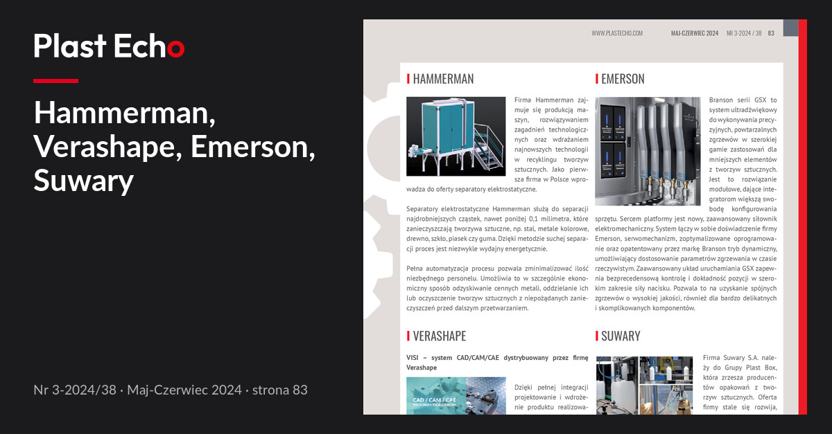Hammerman, Verashape, Emerson, Suwary | Plast Echo 3-2024/38, Maj-Czerwiec 2024, s. 83