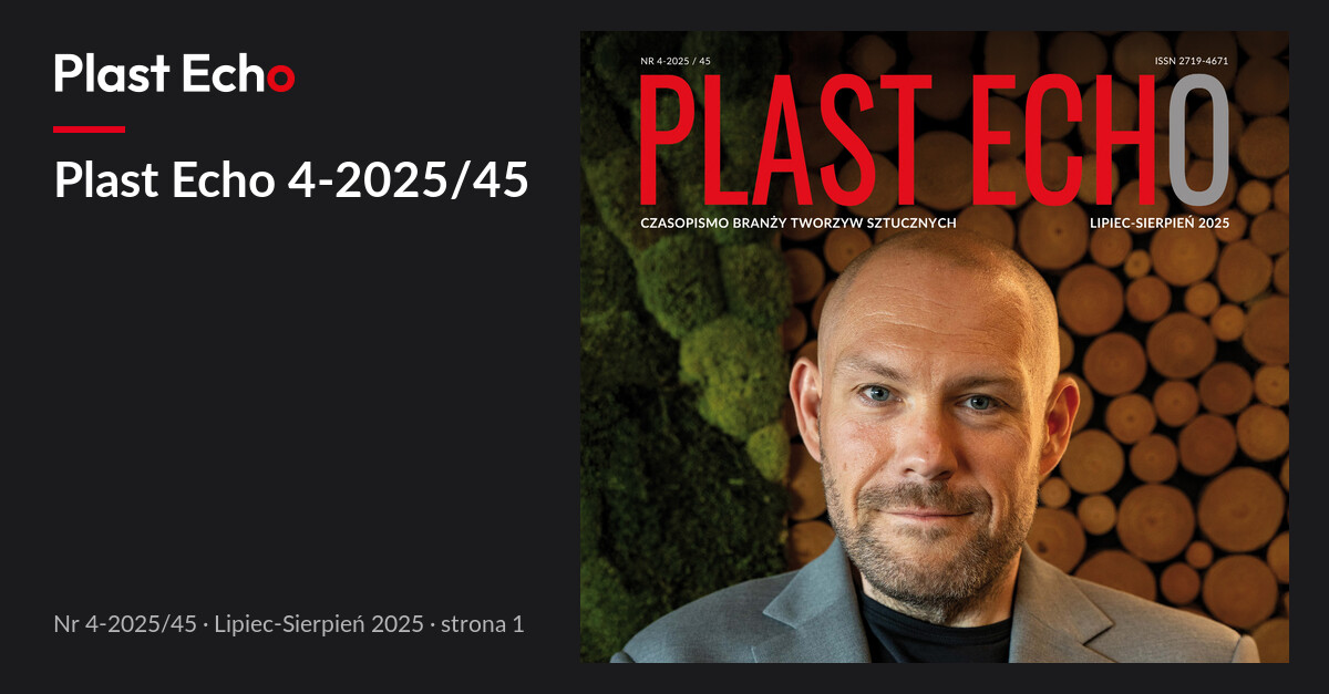 Plast Echo 4-2025/45, Lipiec-Sierpień 2025, s. 1