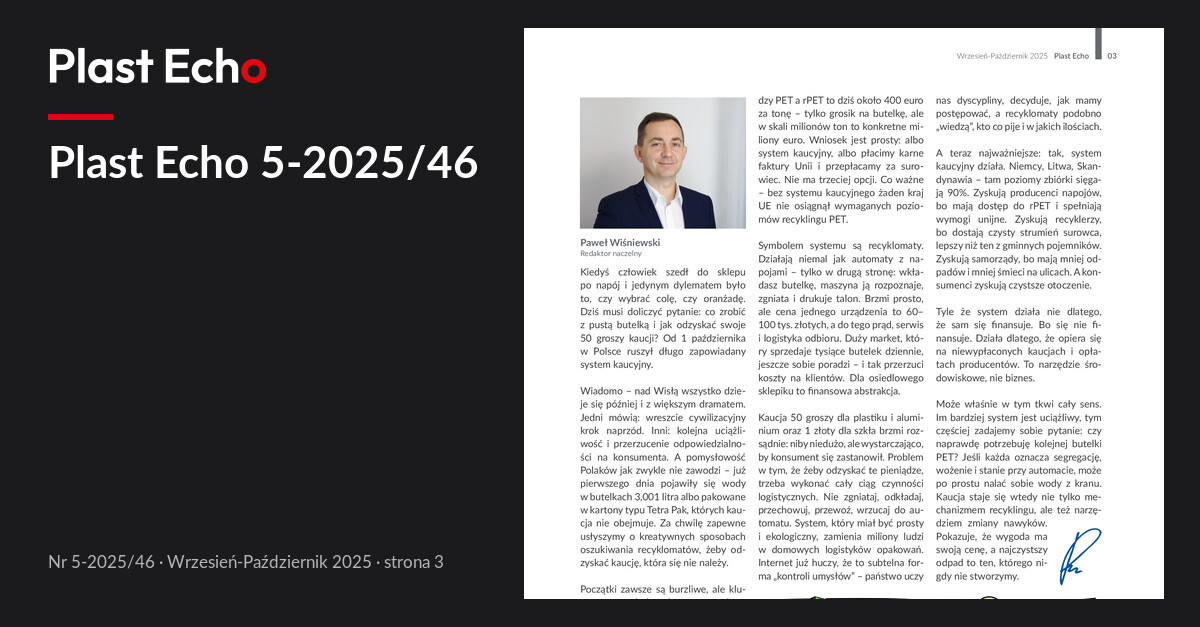 Plast Echo 5-2025/46, Wrzesień-Październik 2025, s. 3