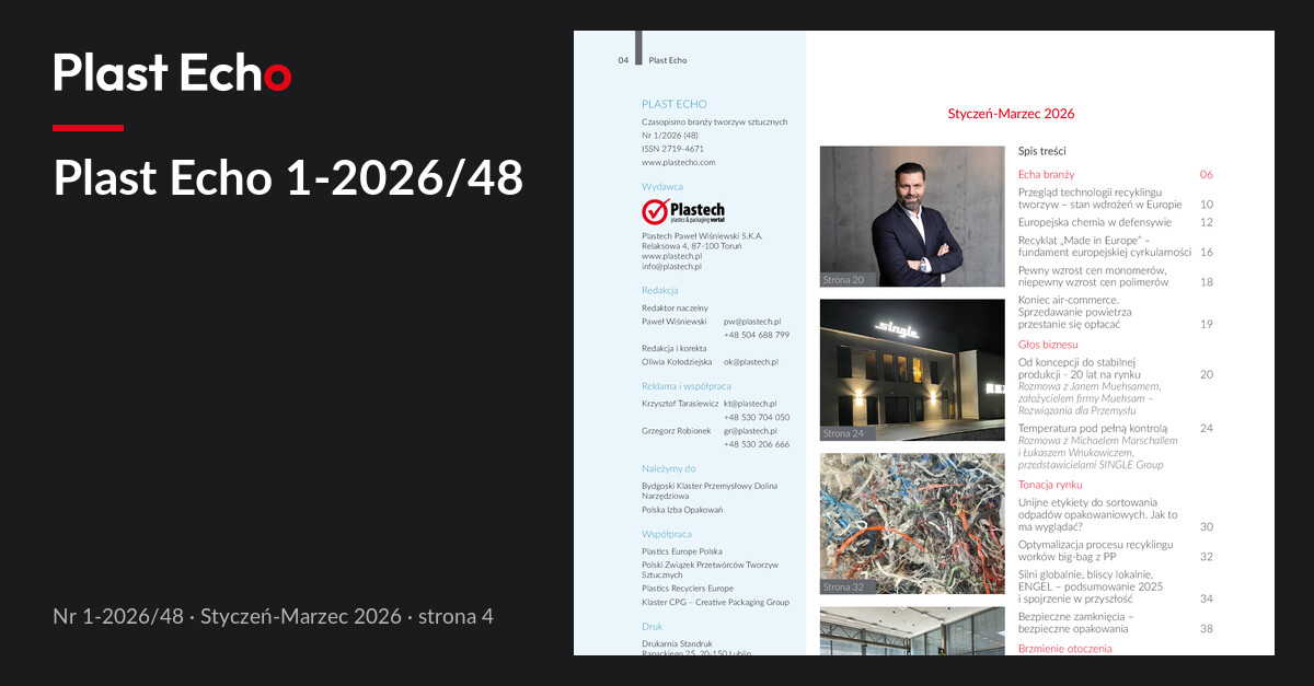 Plast Echo 1-2026/48, Styczeń-Marzec 2026, s. 4