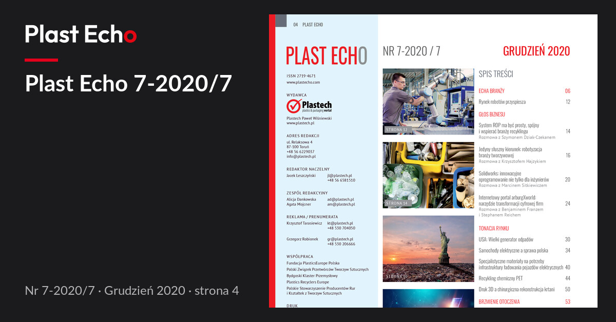 Plast Echo 7-2020/7, Grudzień 2020, s. 4