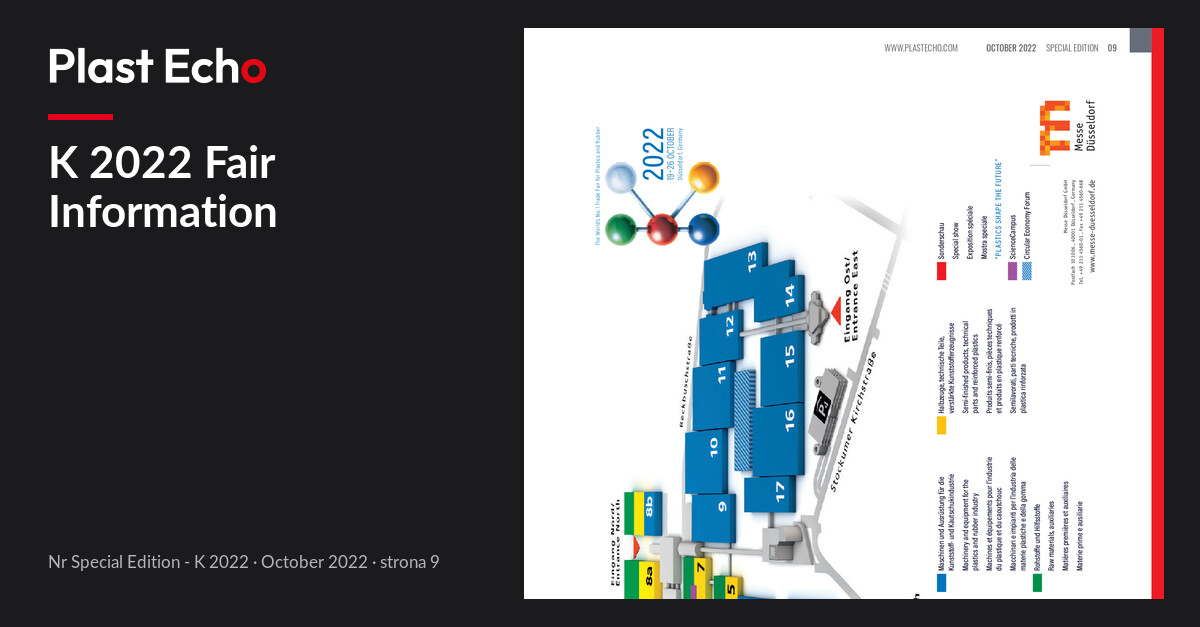 K 2022 Fair Information | Plast Echo Special Edition - K 2022, October 2022, s. 9