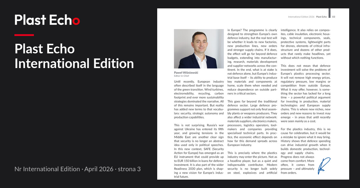Plast Echo International Edition, April 2026, p. 3