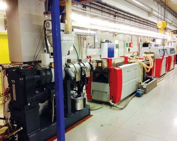 Production-scale R&D projects for WPC compounds and their processing