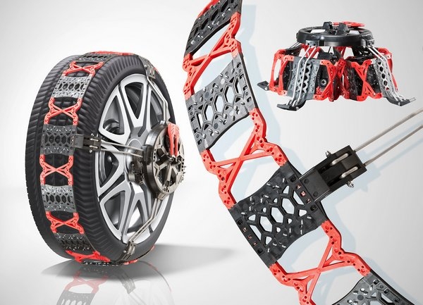 Snow chains with thermoplastic polyurethane from BASF