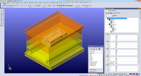 Projektowanie formy wtryskowej z VISI Mould Tool