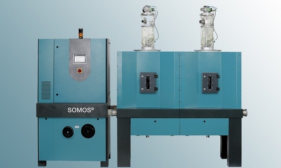 New energy-efficient mobile and stationary SOMOS resin dryers