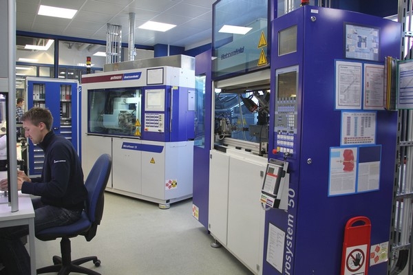 Teflon micro parts manufactured on Wittmann Battenfeld's micro machines