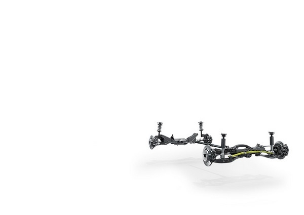 Lightweight composite transverse leaf springs in new Volvo models