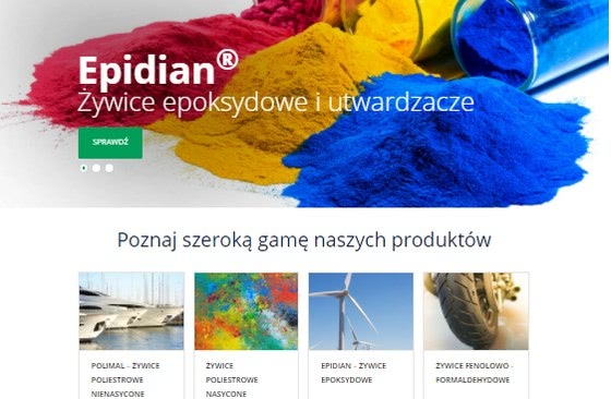 Nowy portal Grupy CIECH dedykowany żywicom  