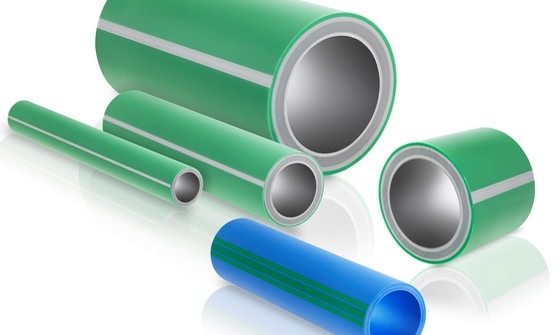 Special system for 5-layer PP-R pipe with fiberglass