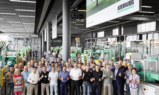 "Wir sind da." - Arburg service worldwide
