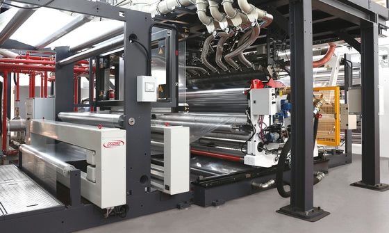 Cast-laminating Line with 3 Sections for the Production of Barrier Film (PA-PE)