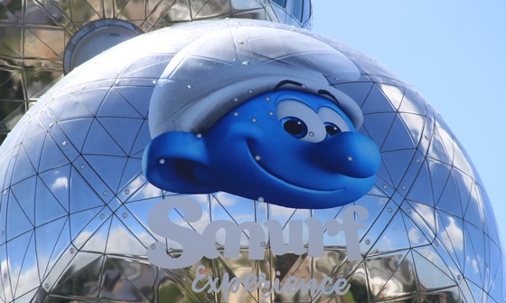 On their 60th birthday, the Smurfs are flying high
