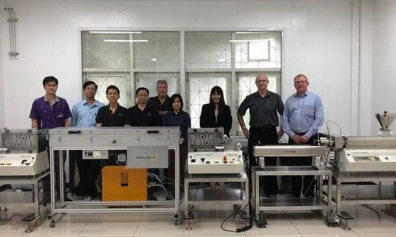 Collin delivers the very first of its kind extrusion line for medical yarn in Thailand