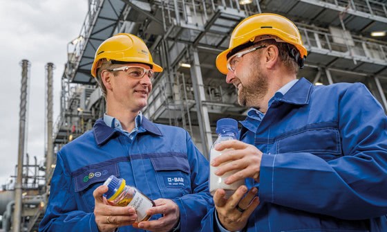 BASF for the first time makes products with chemically recycled plastics 