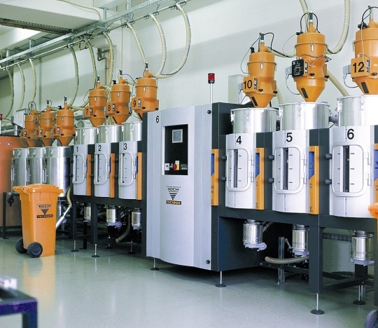 Koch exhibits technology with components from its modular system