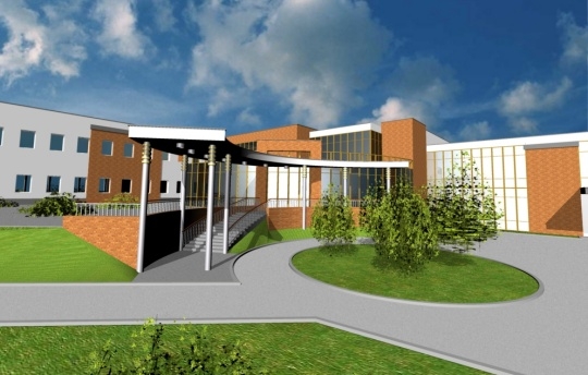 wizualizacja przyszłego Laboratorium ChemiParku Technologicznego