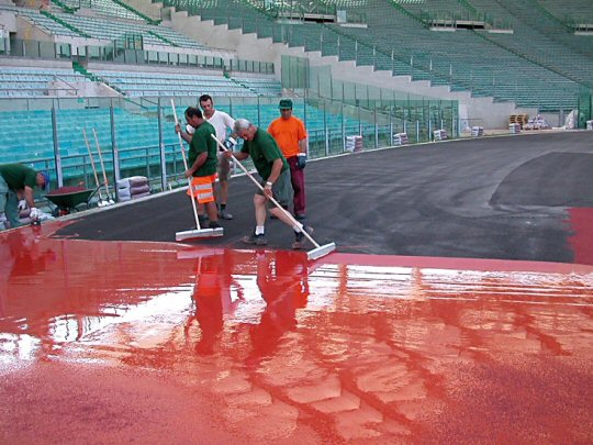 Tworzywa sztuczne na stadionach lekkoatletycznych