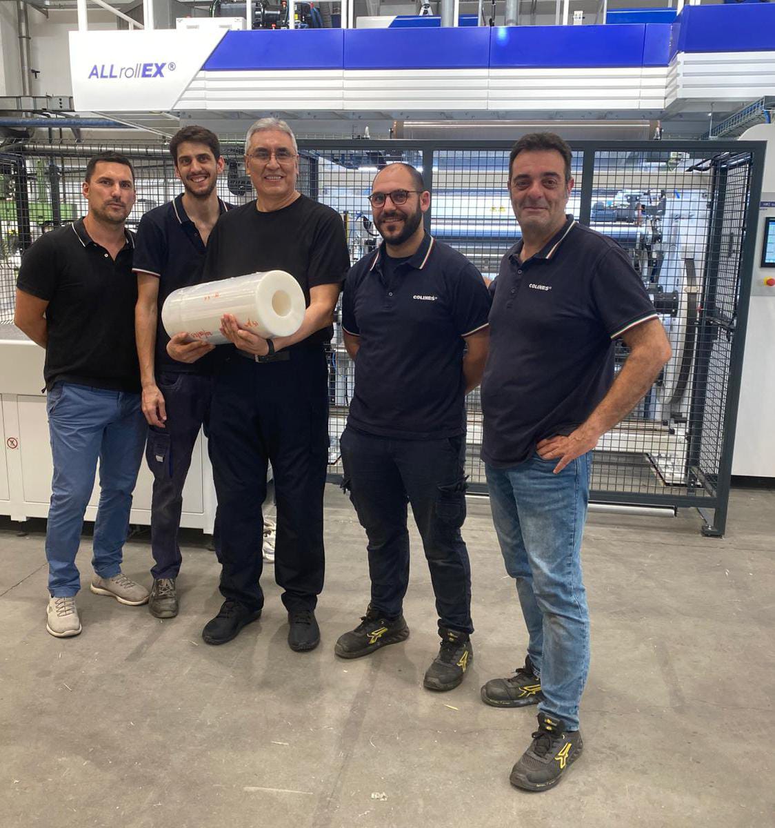 Linia AllRollex firmy Colines w zakładzie Industrias Belen