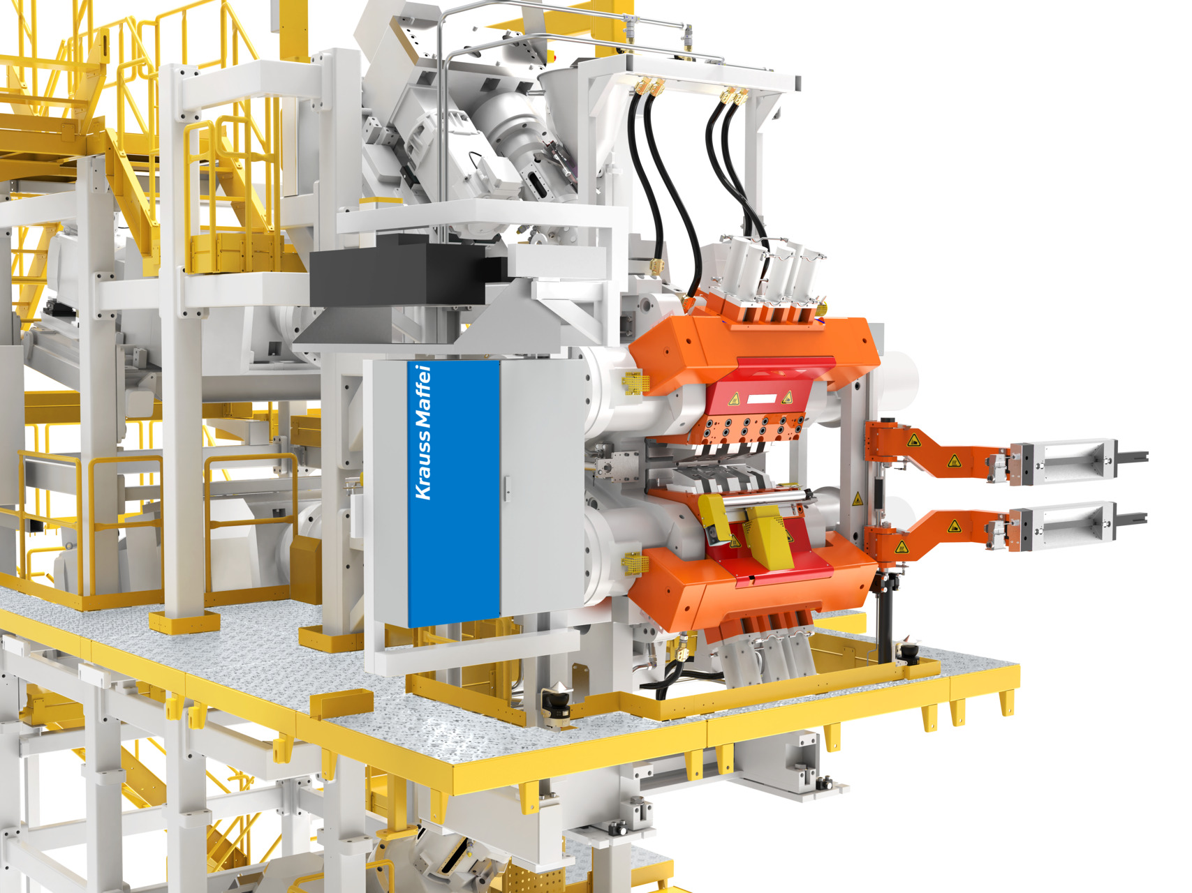 Linia Multiplex KraussMaffei Extrusion do wysokoprecyzyjnej koekstruzji komponentów gumowych