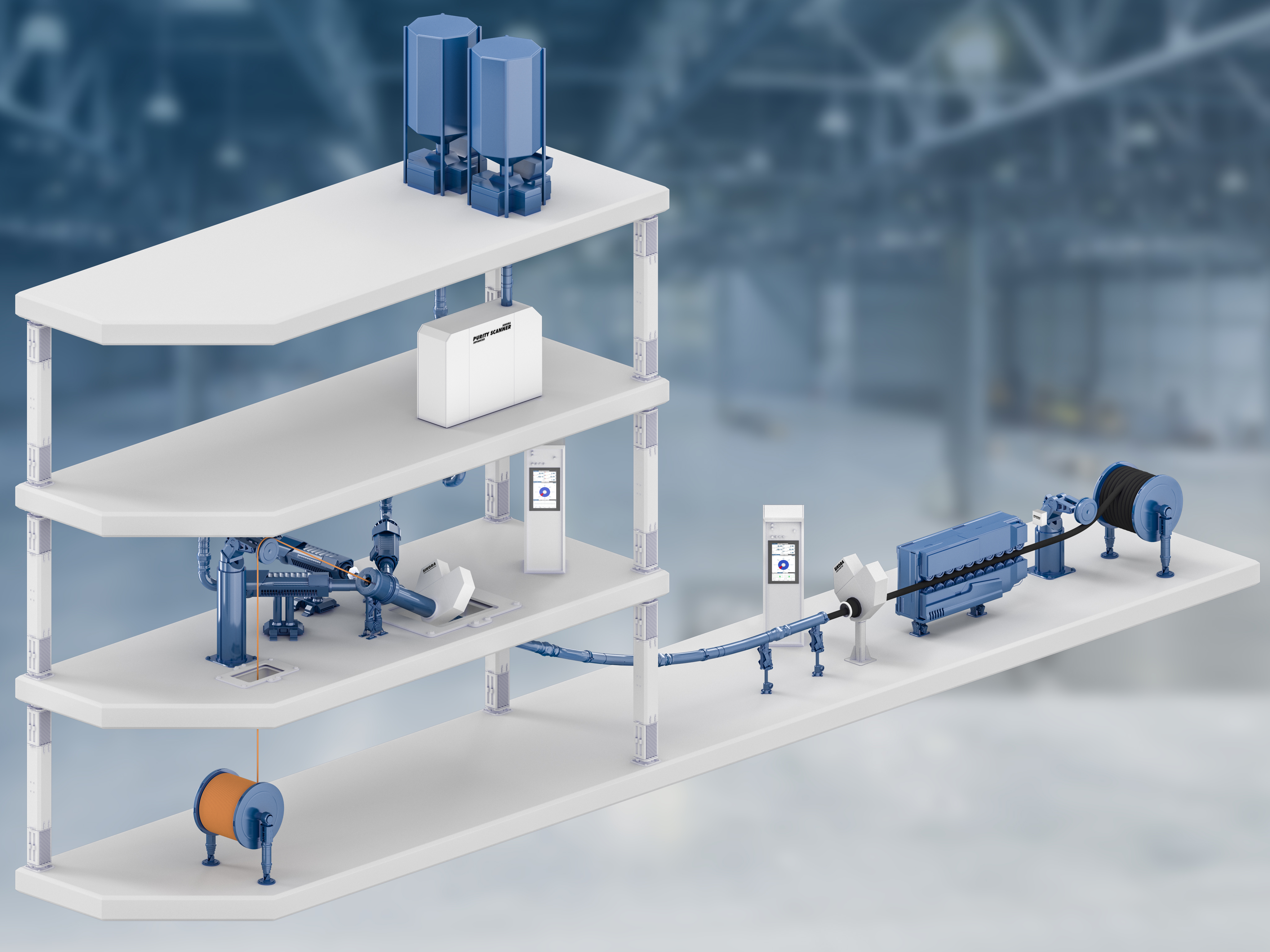 The combination of the X-RAY 8000 Advanced at the beginning and the X-RAY 8700 NXT at the end of the CV line ensures optimal process control