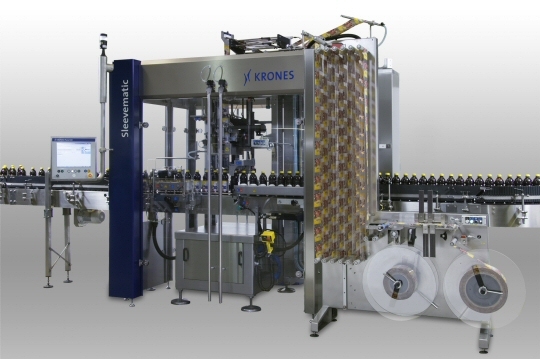 Modularised sleeve labeller: Krones Sleevematic M