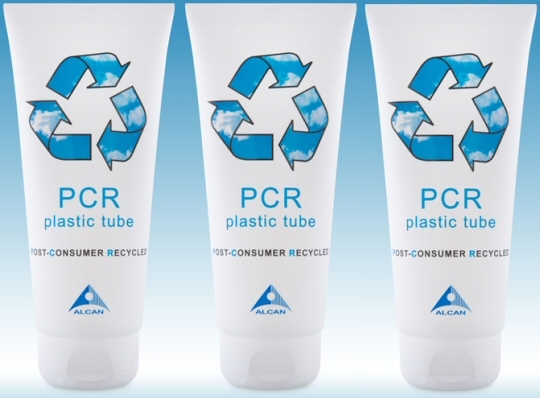 A sleeve made from up to 60% recycled material