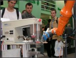 Drukarka tamponowa Tampotechniki z robotem przemysłowym