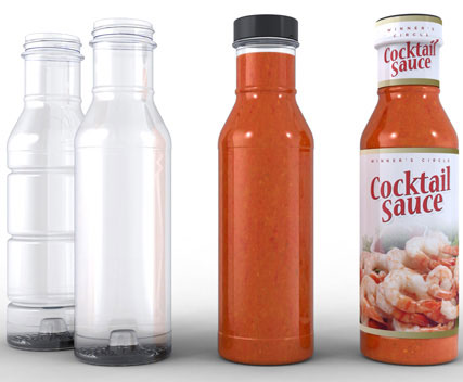 New Amcor's 12oz ring neck PET bottle