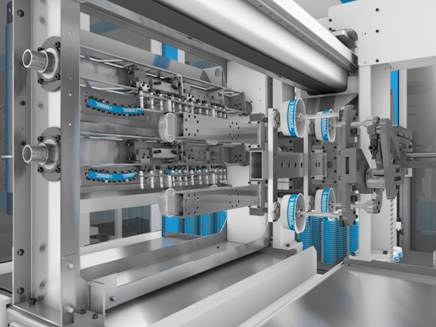 Flexible IML automation for injection molded thin-wall packaging